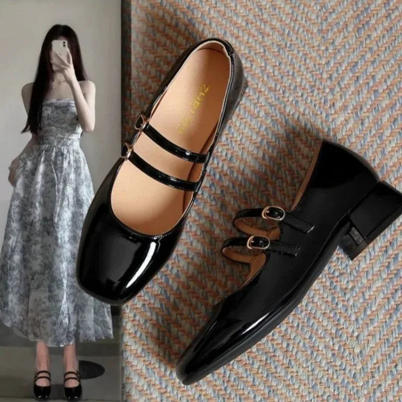 נעלי עקב נמוך- מארין