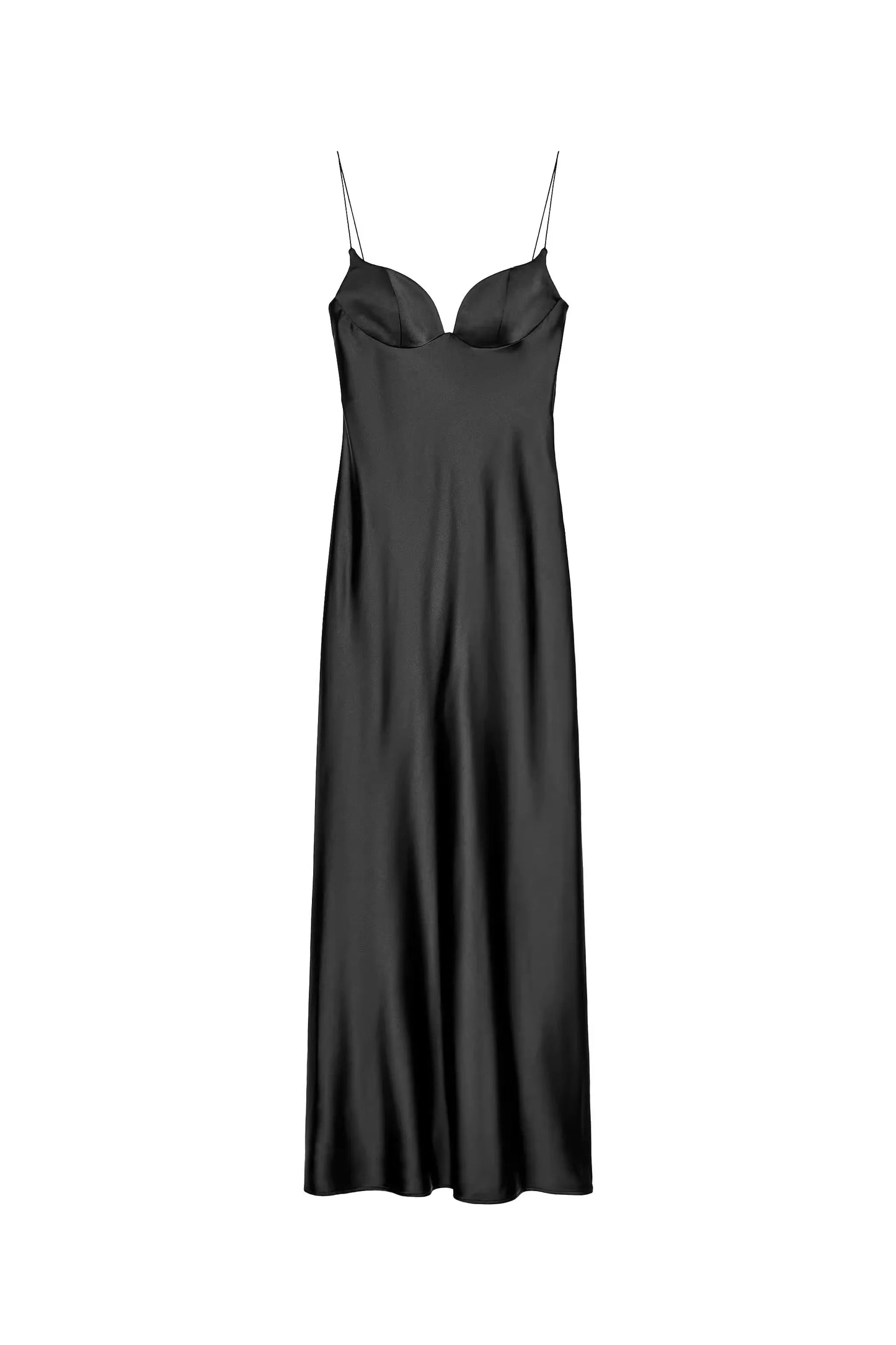 שמלת סאטן-שרלוט