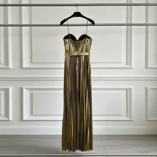 שמלת מקסי-ברוק